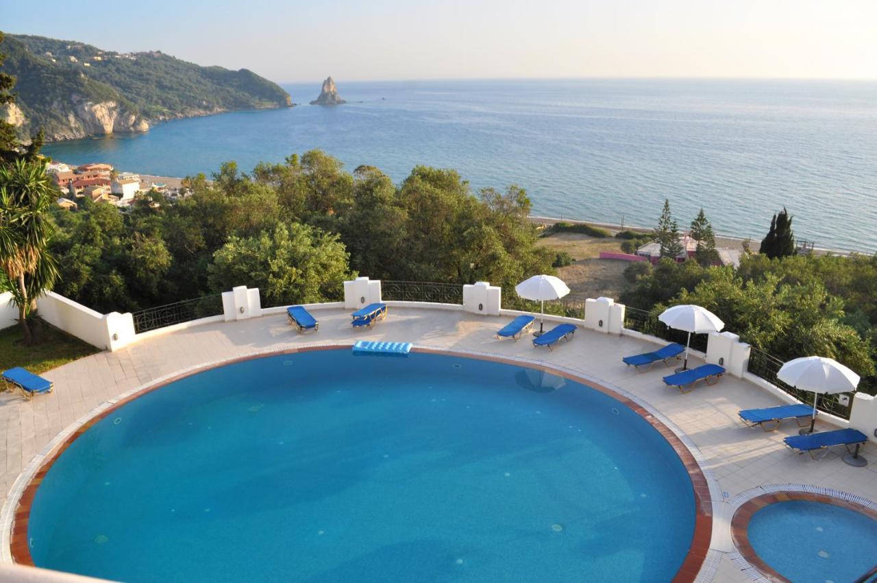 Holiday Apartments Maria With Pool - Agios Gordios Beach المظهر الخارجي الصورة