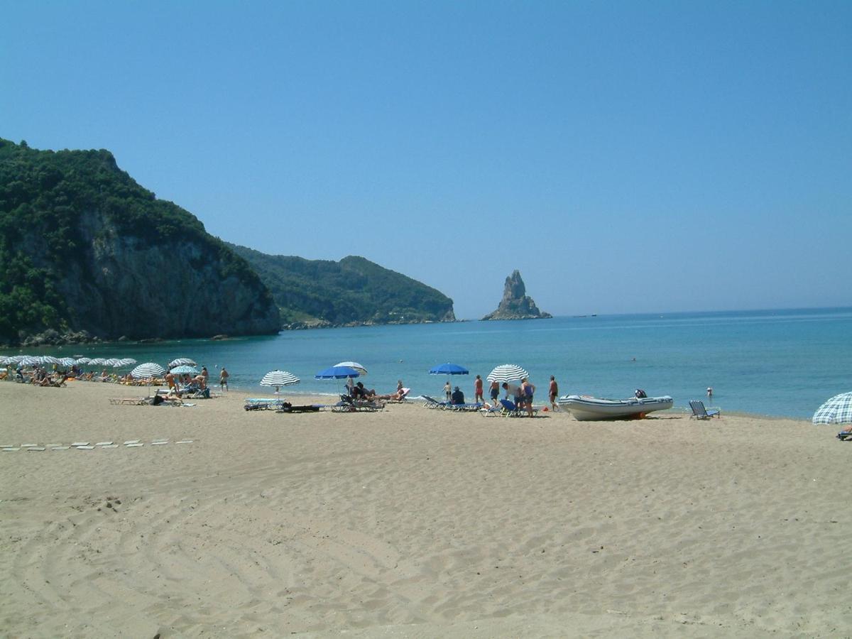 Holiday Apartments Maria With Pool - Agios Gordios Beach المظهر الخارجي الصورة